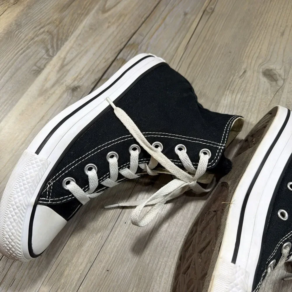 Black Converse Chuck Taylor All Star High Top Unisex Size 5 Men 7 Women Sneakers